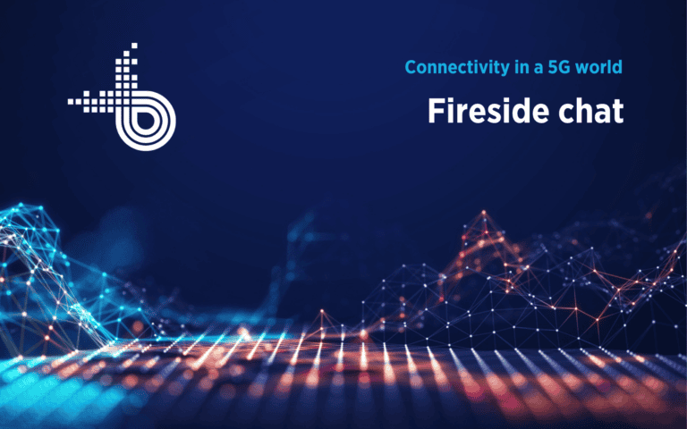 Fireside Chat - Connectivity in a 5G world Podcast cover.