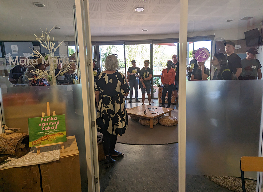 Jawun Executive Visit 2023 - Tour of the Baya Gawiy - Early Childhood Learning Unit in Fitzroy Crossing.
