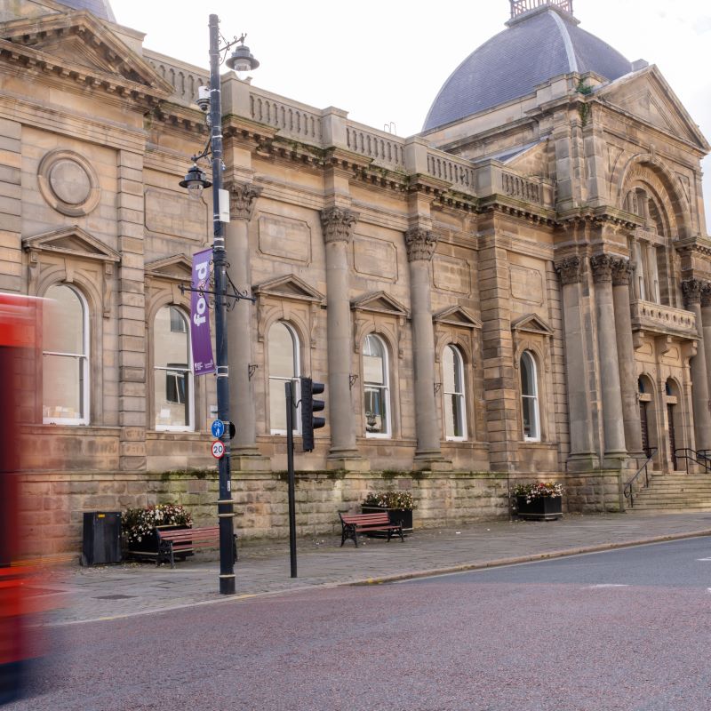 Classic stone building in Sunderland, U.K.