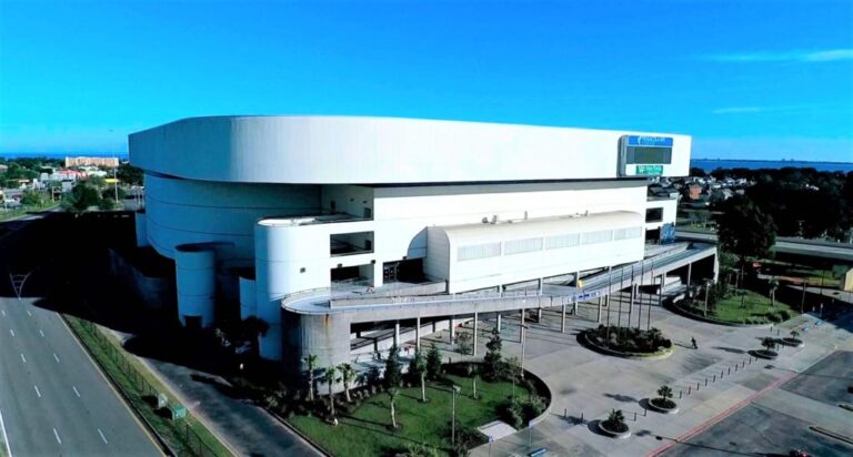 Aerial view of the Pensacola Bay Centre