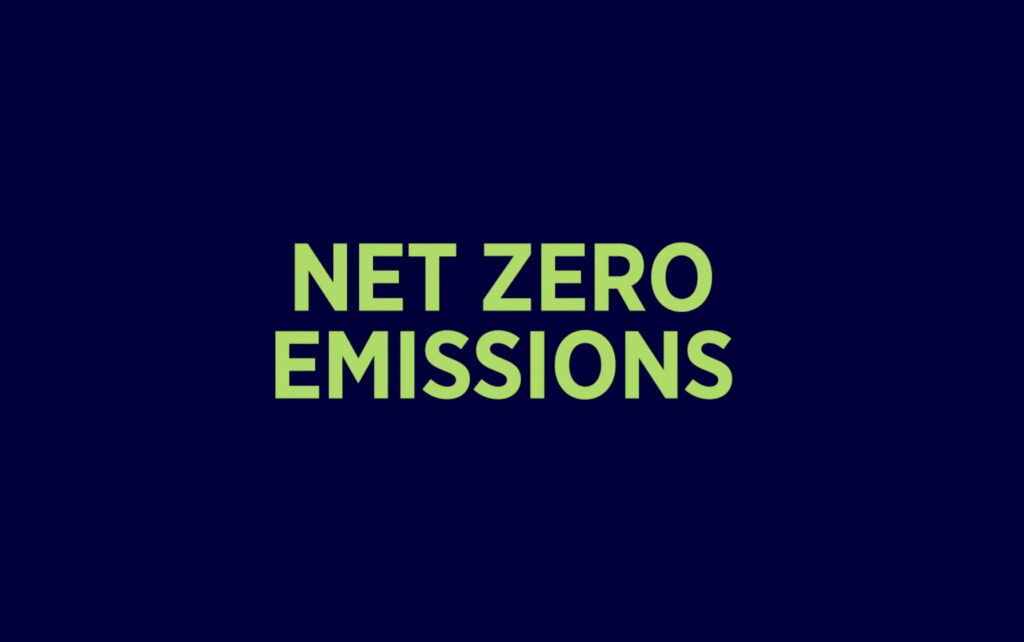 Net zero emissions cover image.