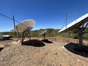 satellite dishes